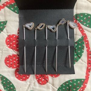 Geode cocktail spears